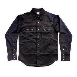 Studio D'Artisan Western Twill Shirt - Black